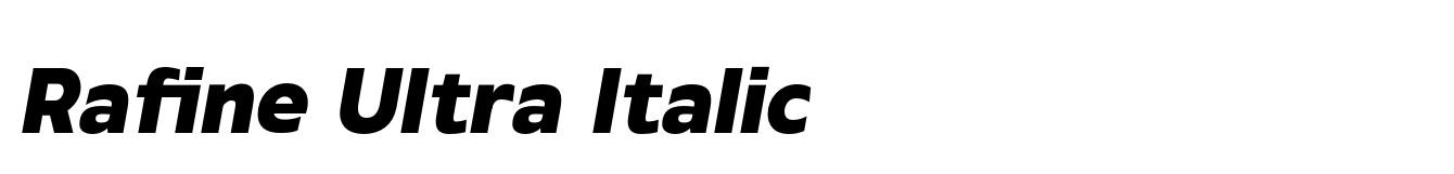 Rafine Ultra Italic image